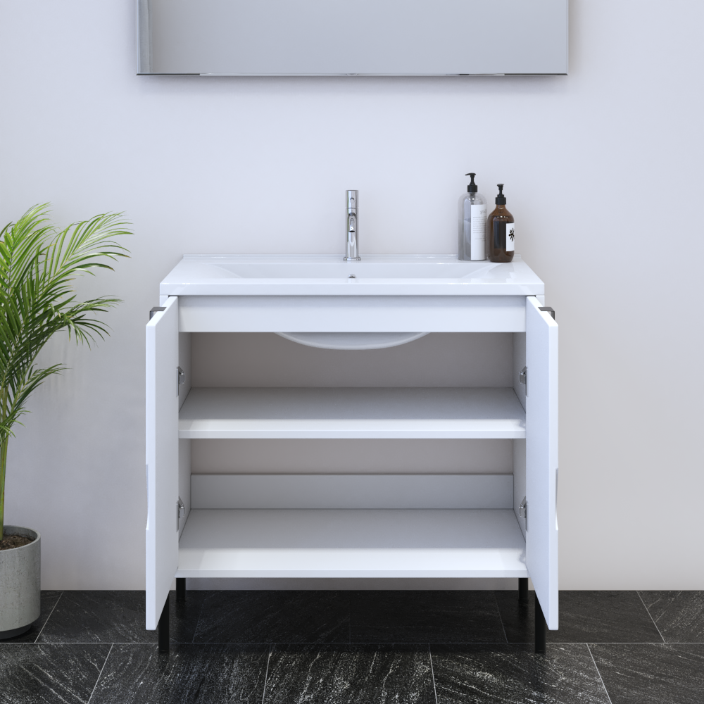 Teardrop 2D 80 Floating Bathroom Vanity