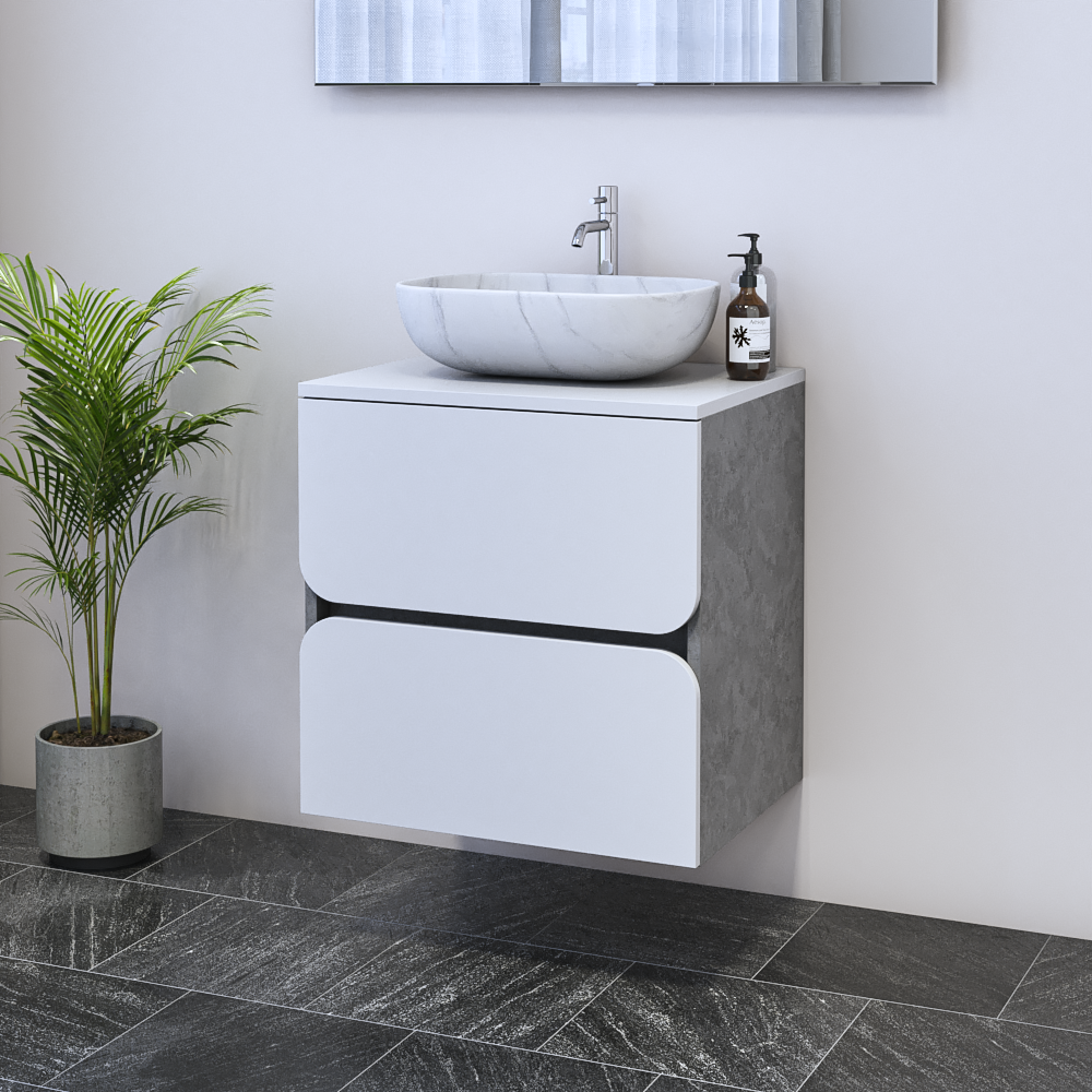 Azurro 2S 60 Floating Bathroom Vanity