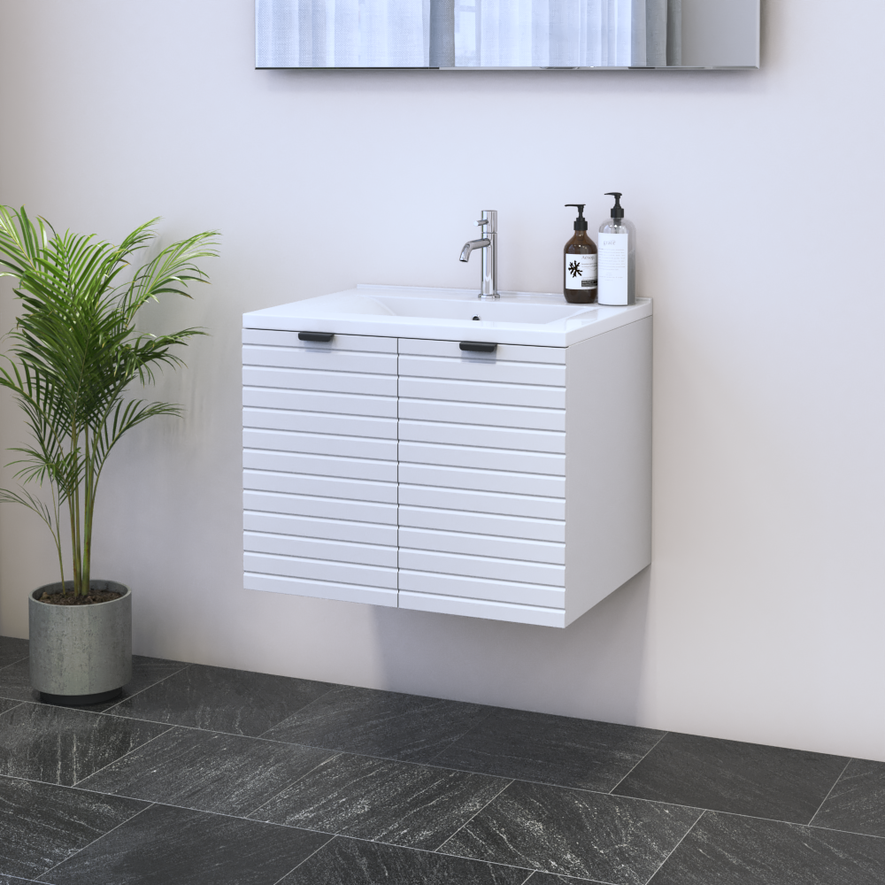 Capri 2D 60 Floating Bathroom Vanity