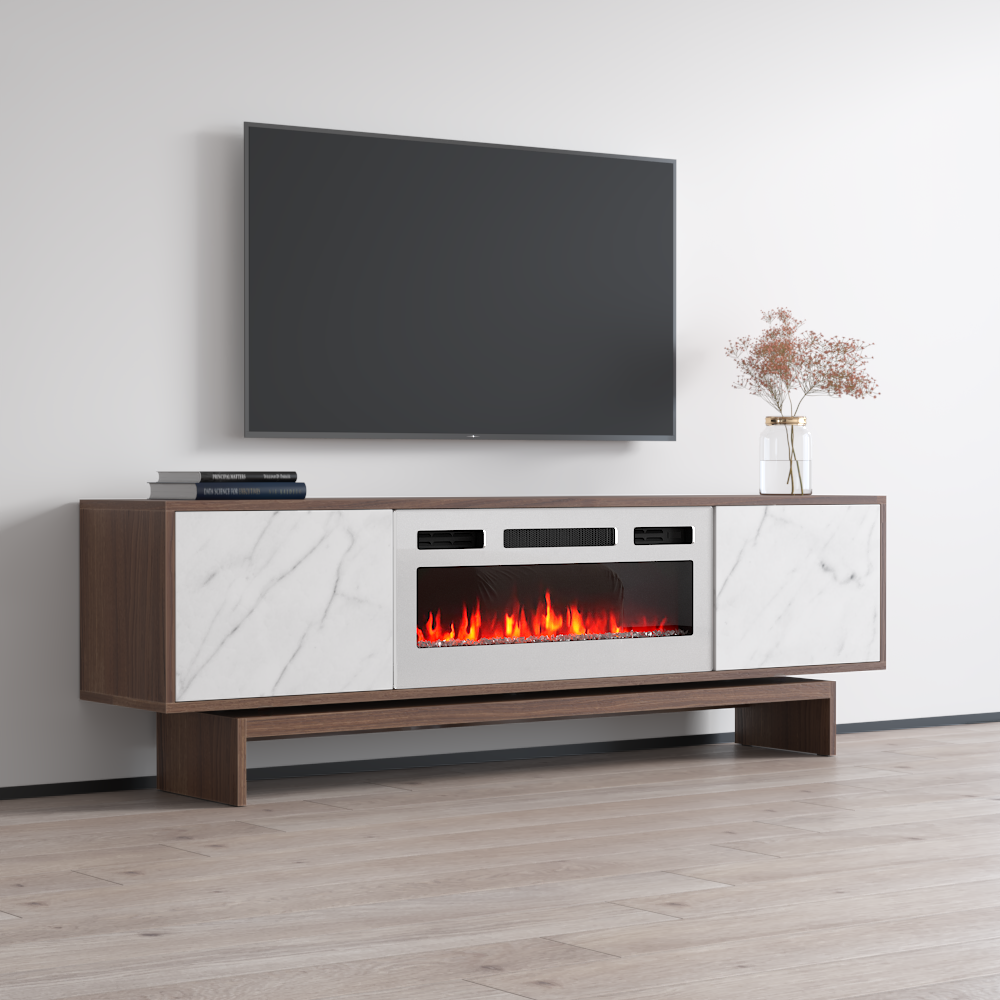 Gram WH-EF Fireplace TV Stand