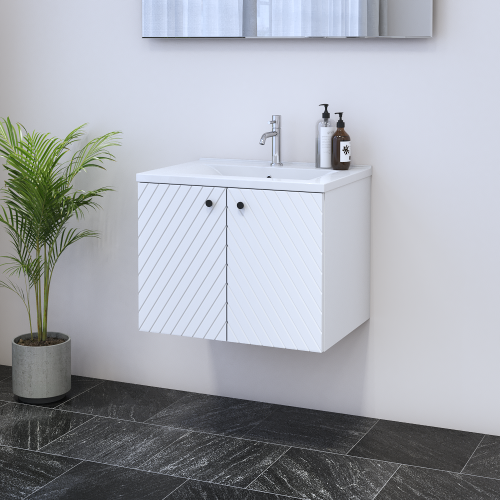 Avela 2D 60 Floating Bathroom Vanity