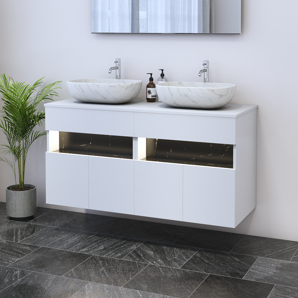 Laguna 4D 120 Floating Bathroom Vanity