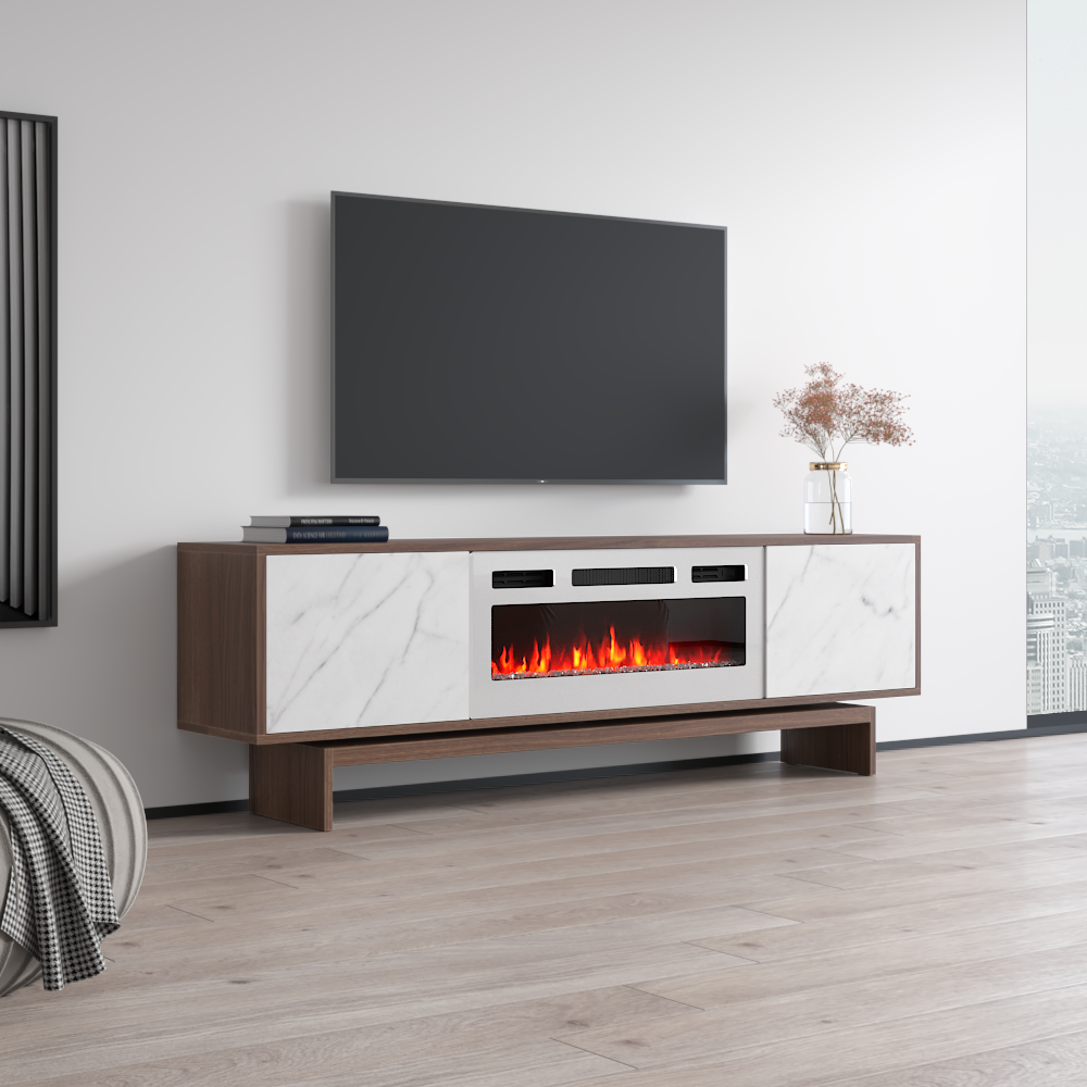 Gram WH-EF Fireplace TV Stand