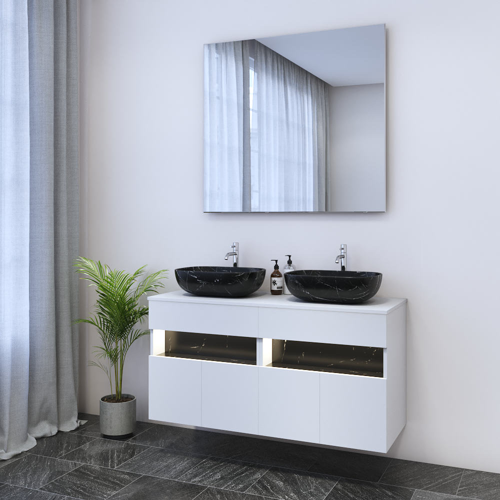 Laguna 4D 120 Floating Bathroom Vanity