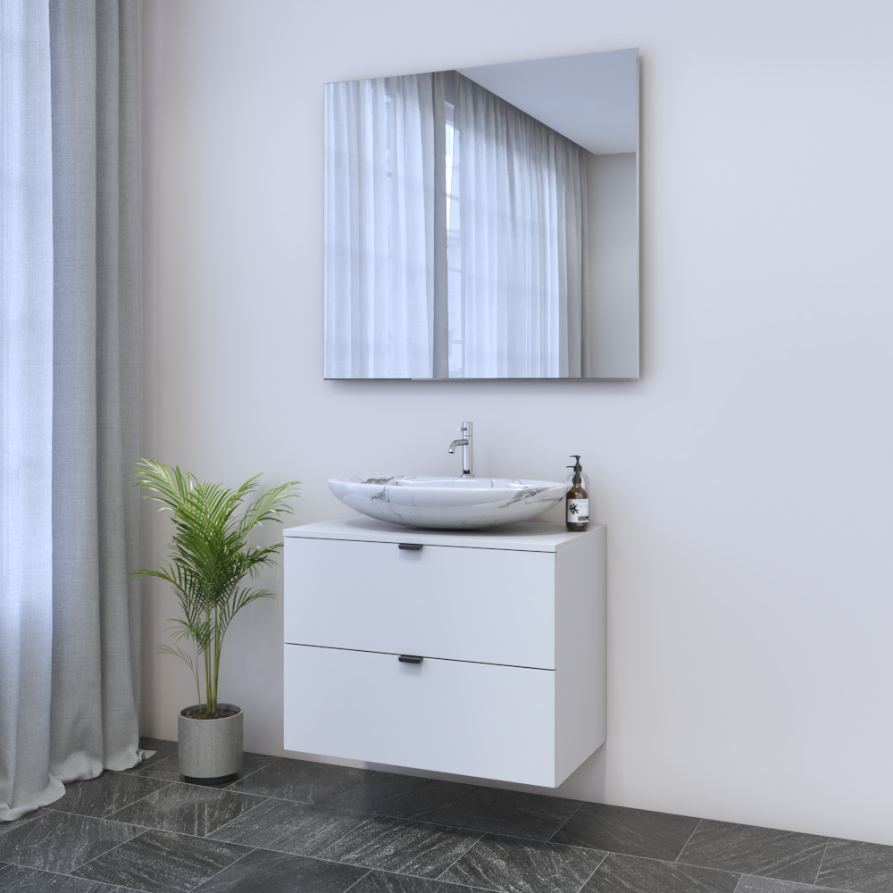 Ines 2S 80 Floating Bathroom Vanity