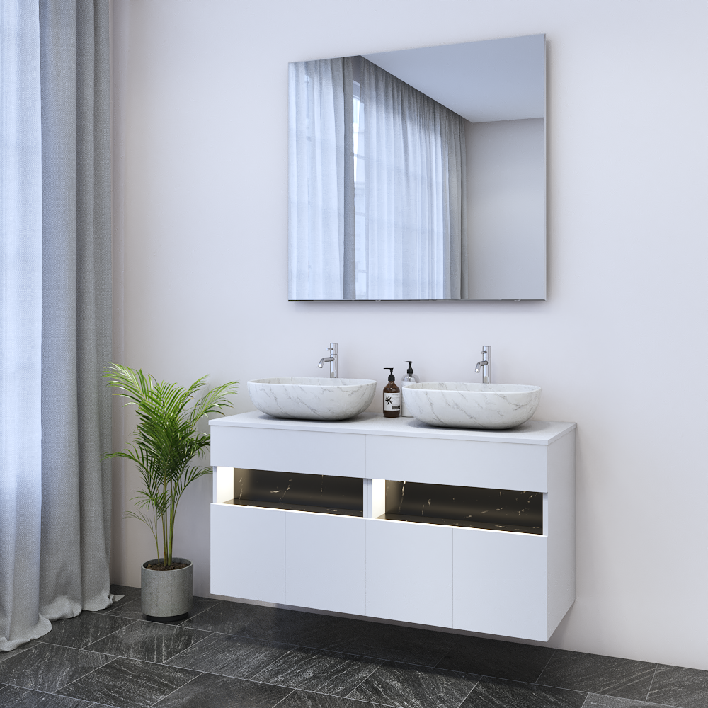 Laguna 4D 120 Floating Bathroom Vanity