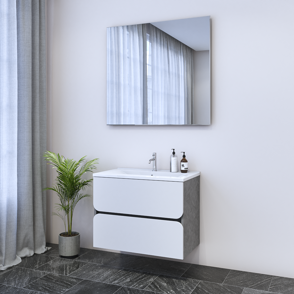 Azurro 2S 80 Floating Bathroom Vanity