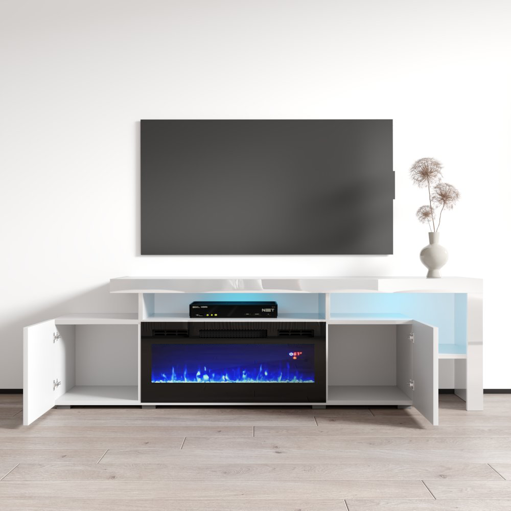 Inferno BL-EF Fireplace TV Stand