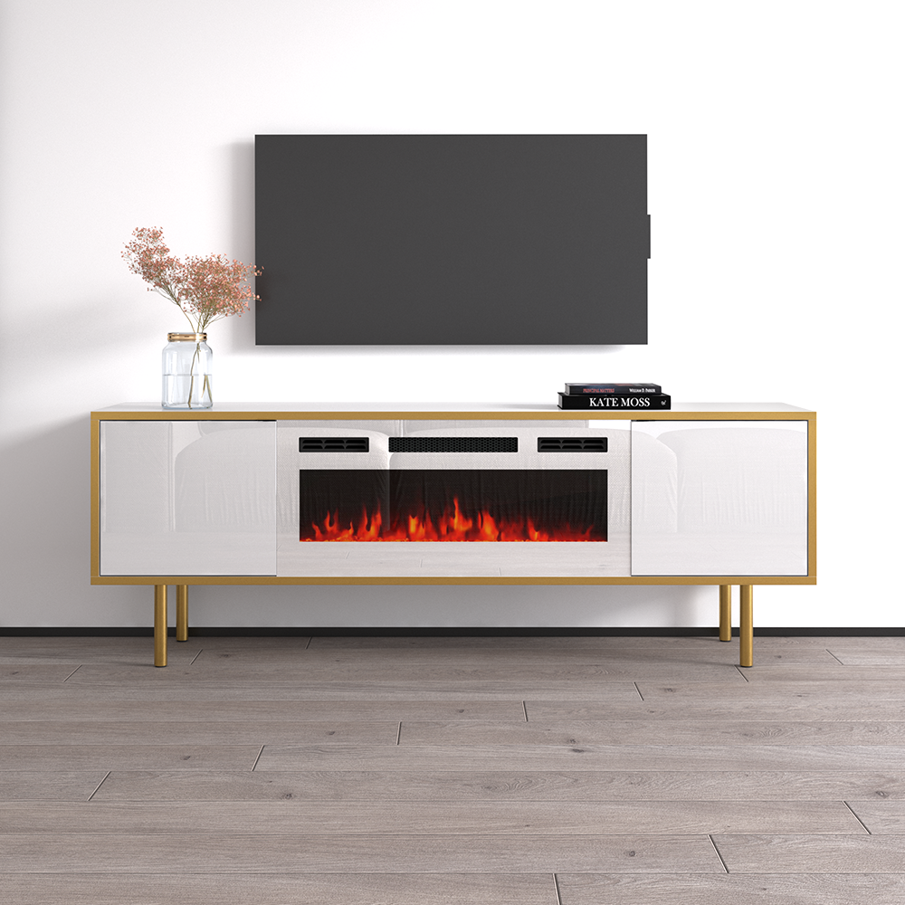 Goldie WH-EF Floating Fireplace TV Stand