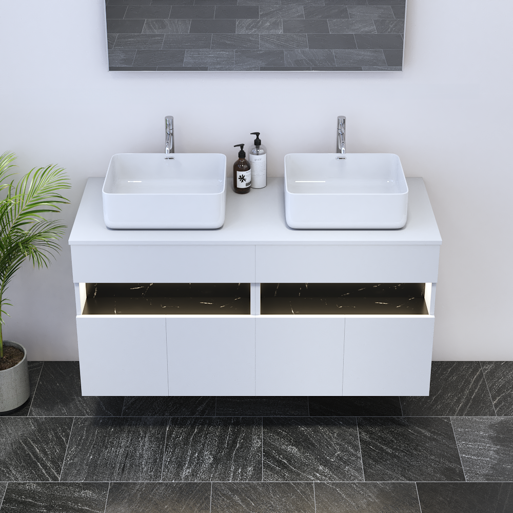 Laguna 4D 120 Floating Bathroom Vanity