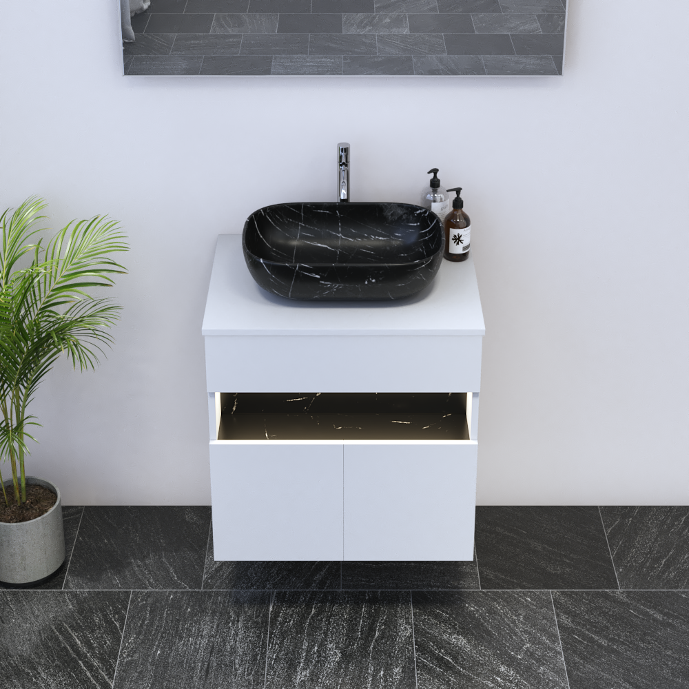 Laguna 2D 60 Floating Bathroom Vanity