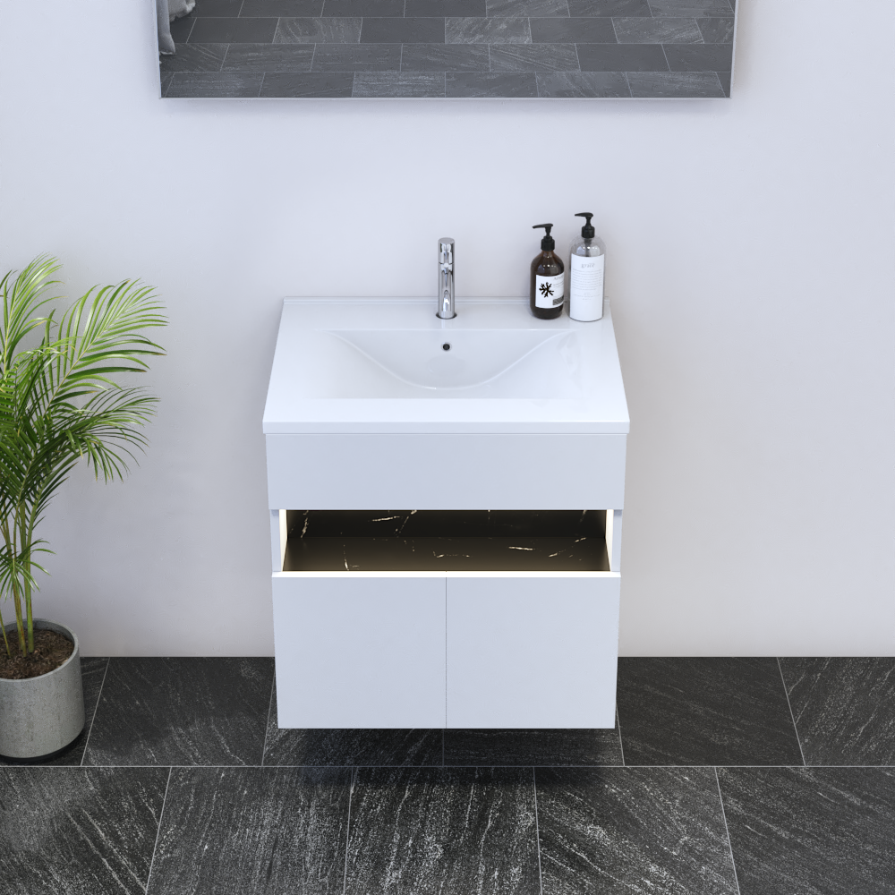 Laguna 2D 60 Floating Bathroom Vanity