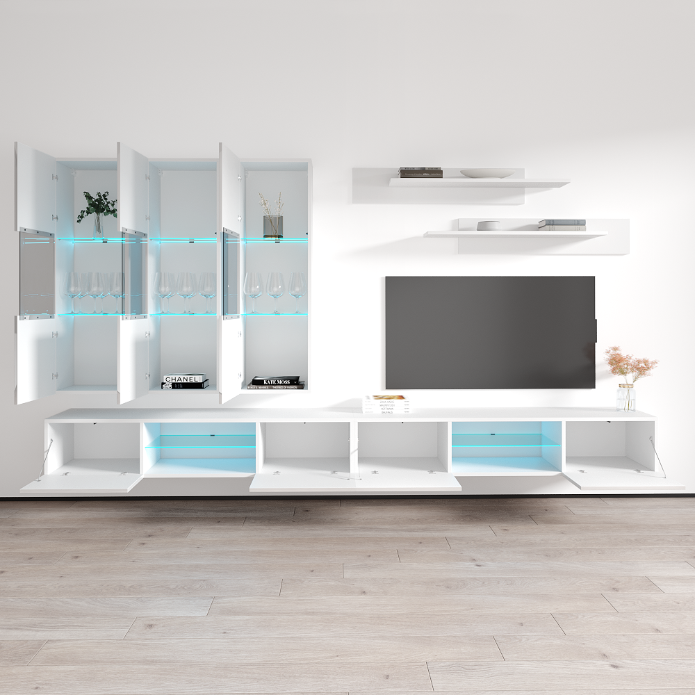 Fly E 33TV Floating Entertainment Center