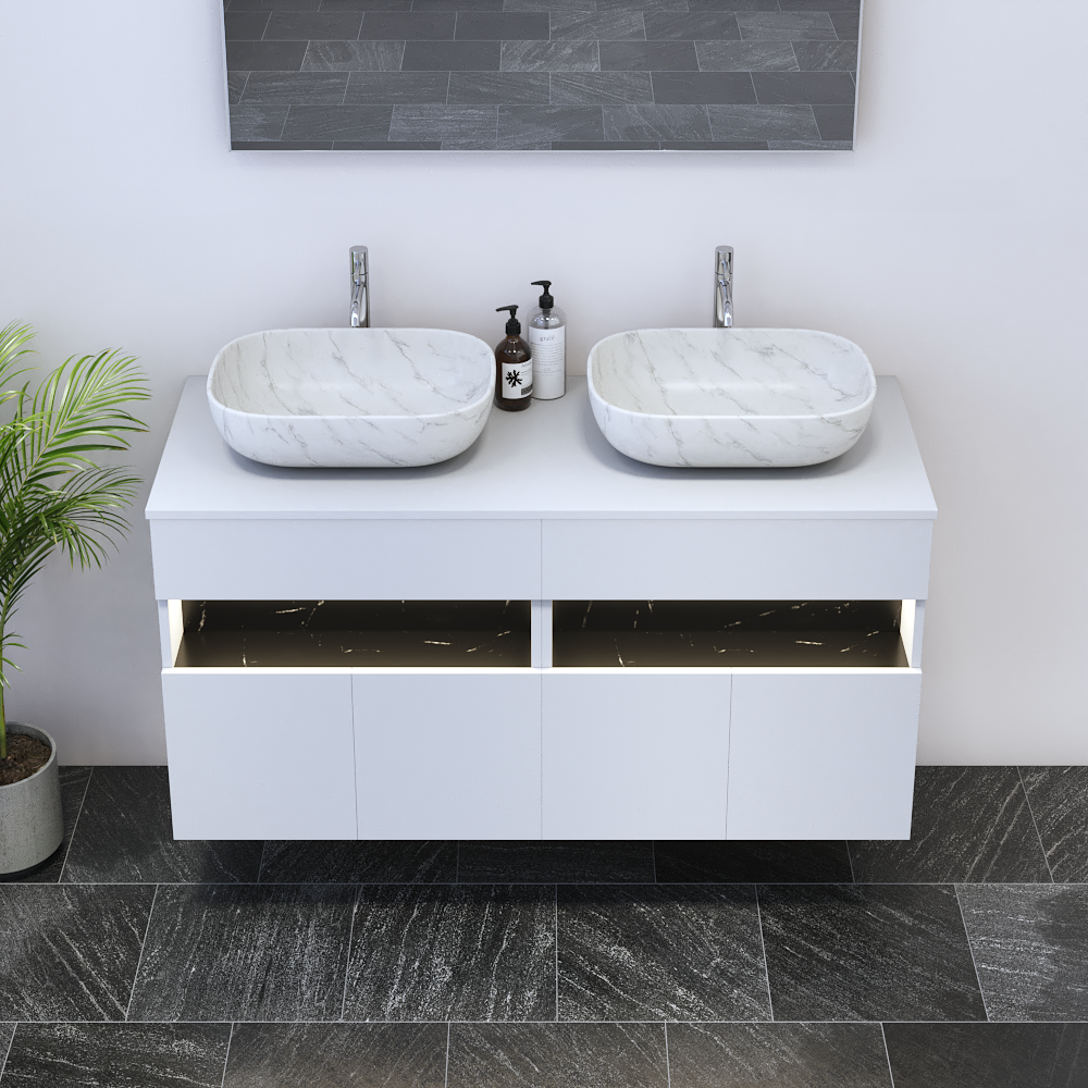 Laguna 4D 120 Floating Bathroom Vanity