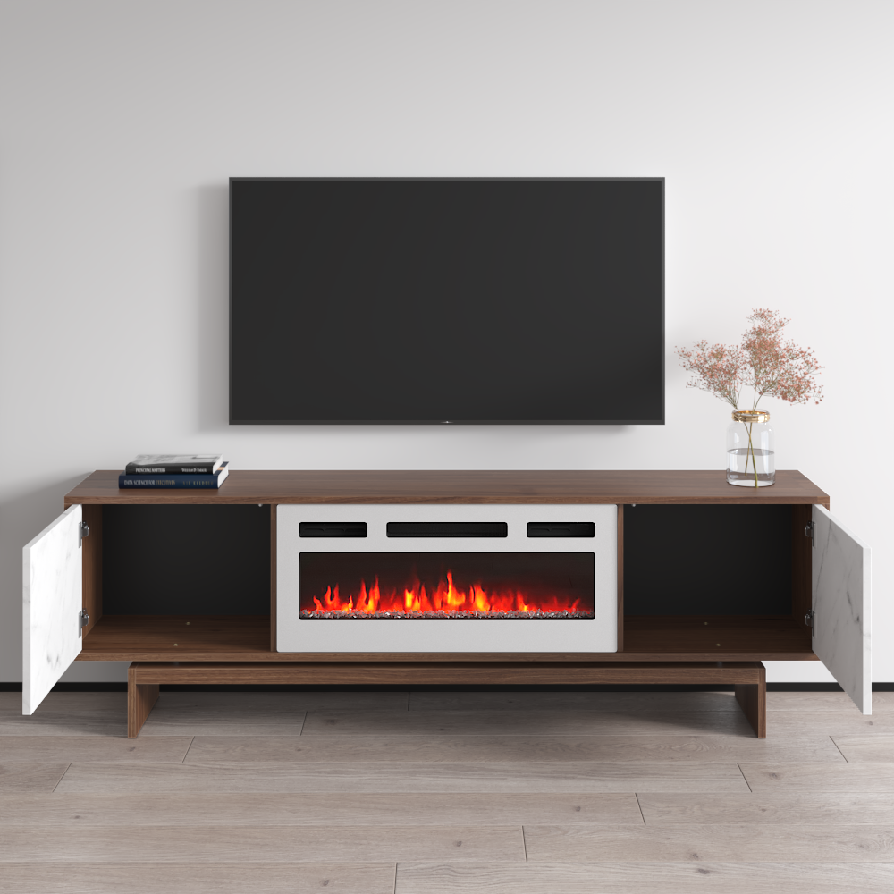 Gram WH-EF Fireplace TV Stand