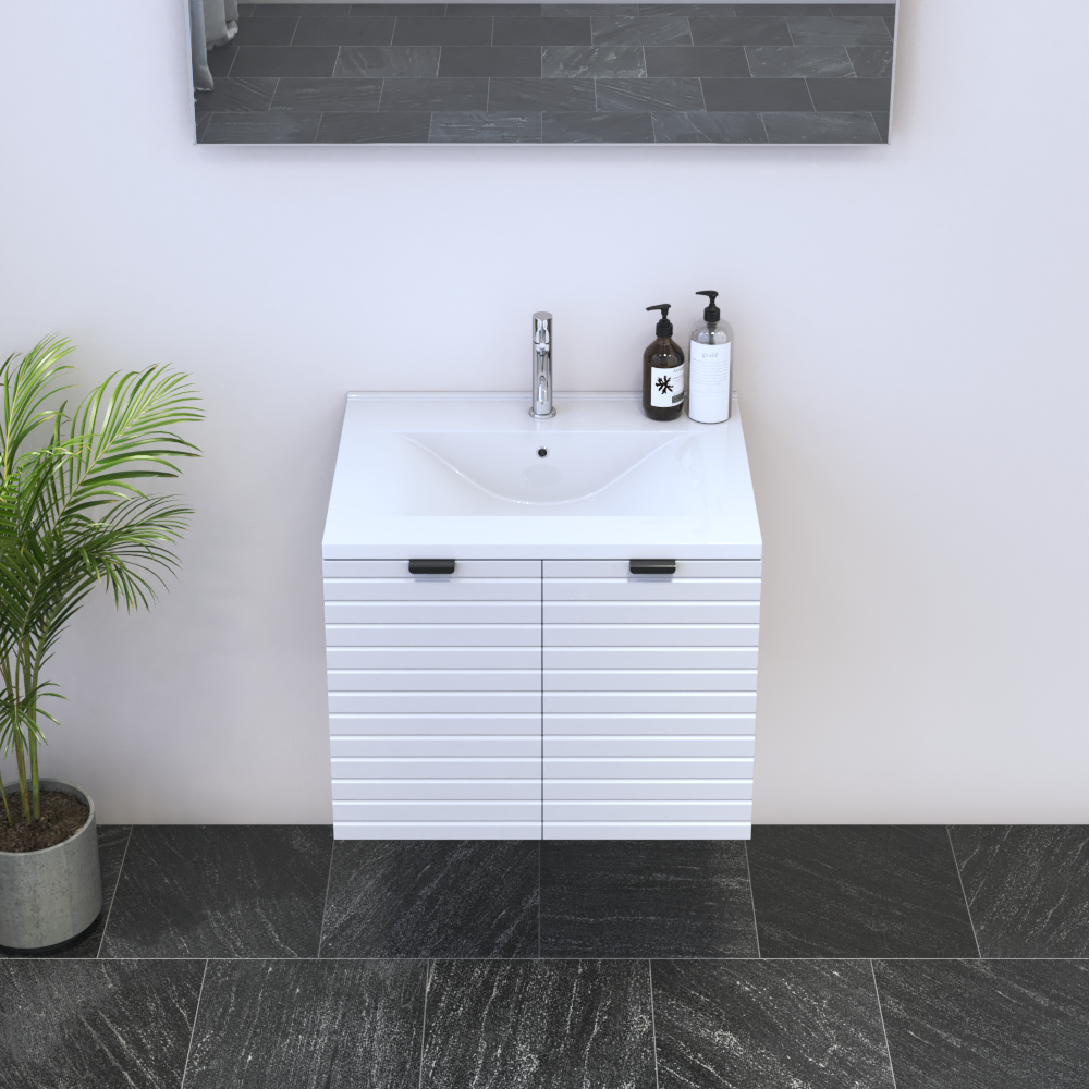 Capri 2D 60 Floating Bathroom Vanity