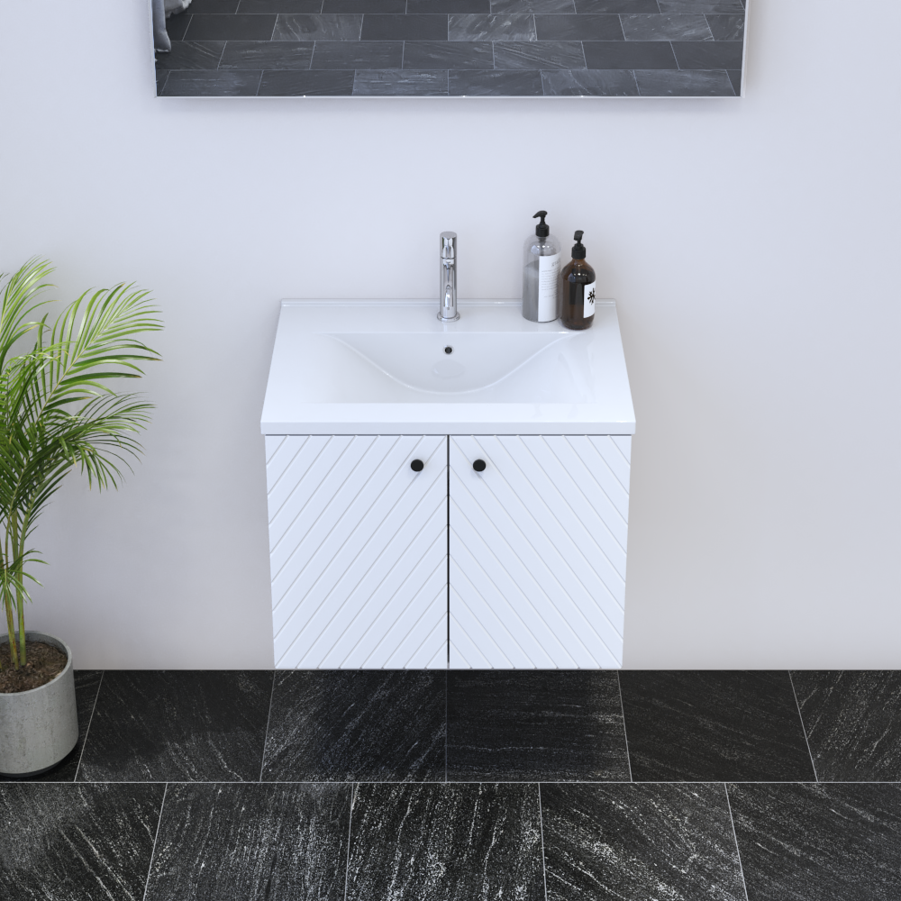 Avela 2D 60 Floating Bathroom Vanity