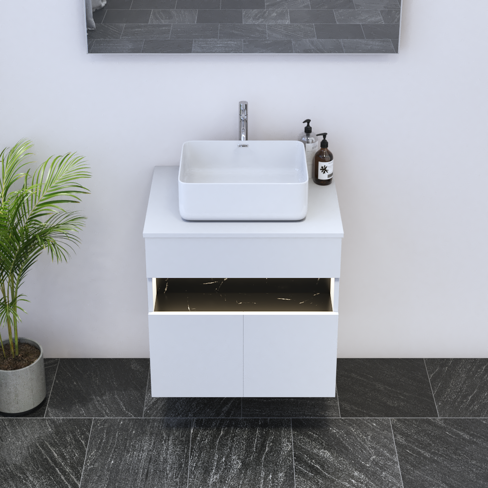 Laguna 2D 60 Floating Bathroom Vanity