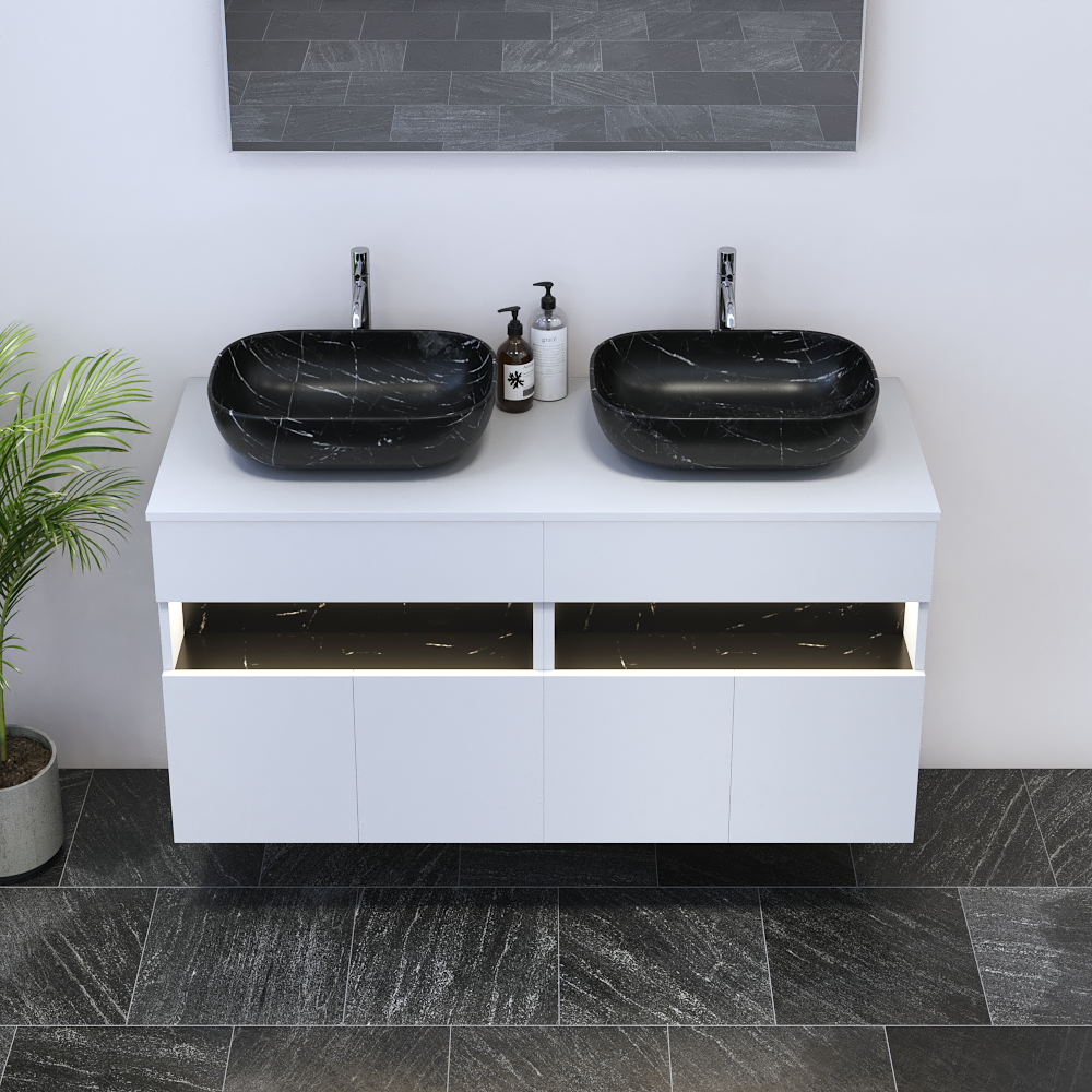 Laguna 4D 120 Floating Bathroom Vanity