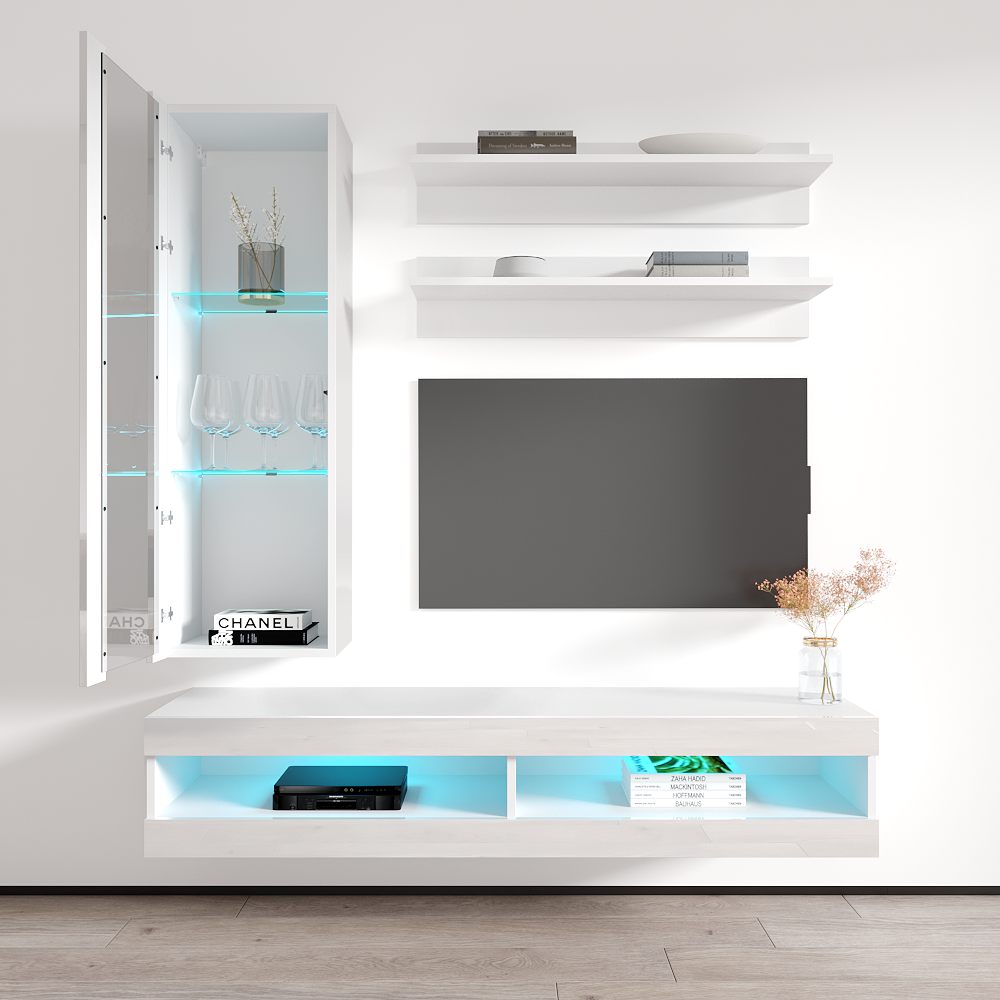 Fly H 34TV Floating Entertainment Center