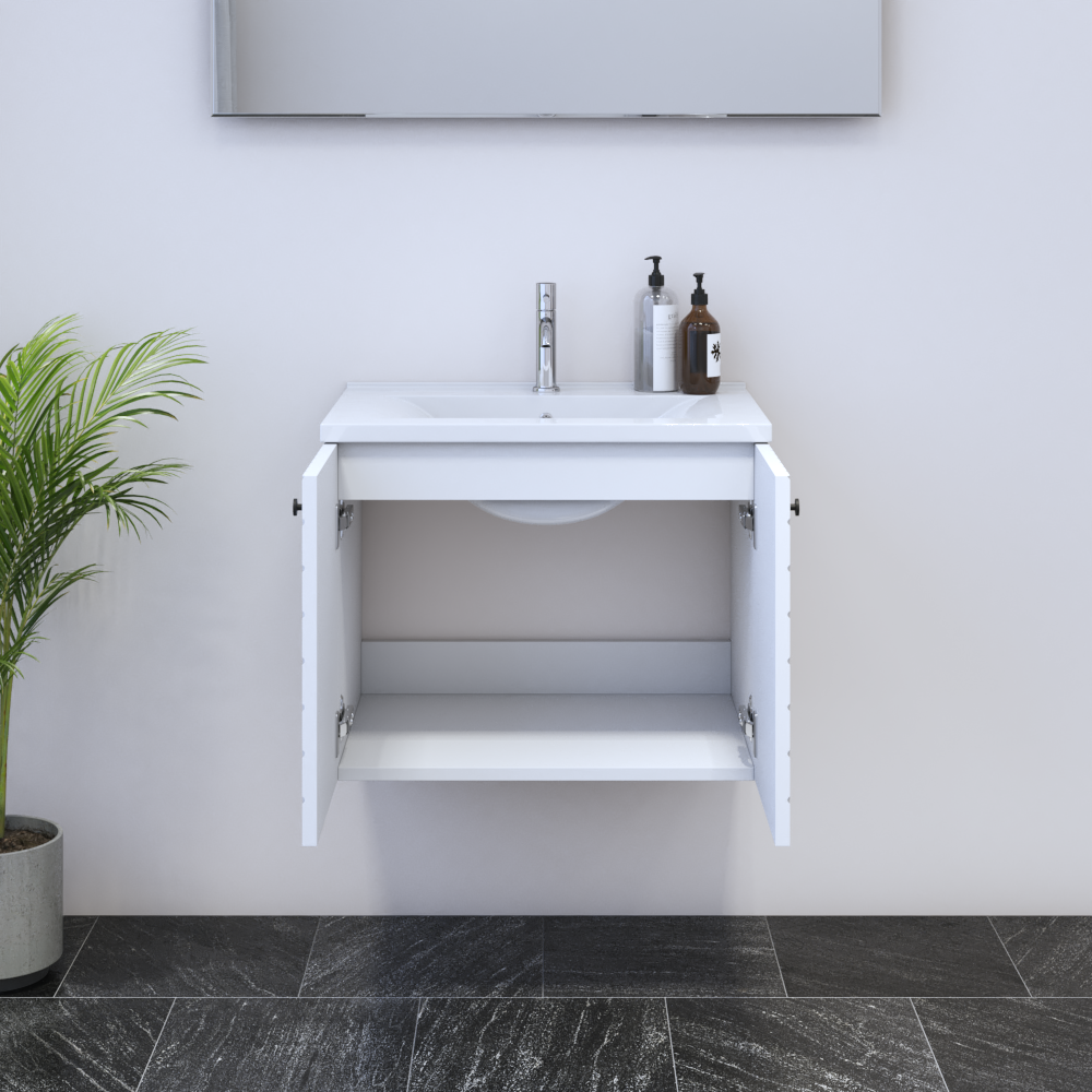 Avela 2D 60 Floating Bathroom Vanity