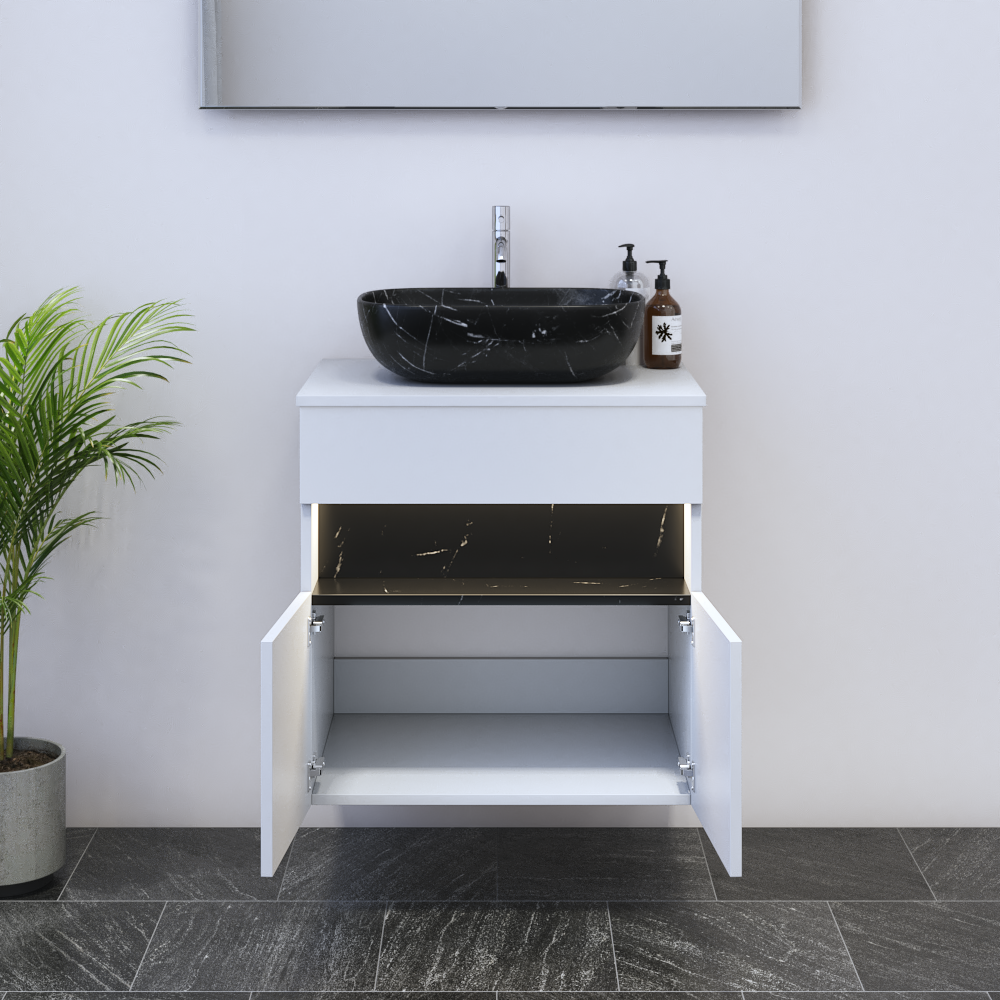 Laguna 2D 60 Floating Bathroom Vanity