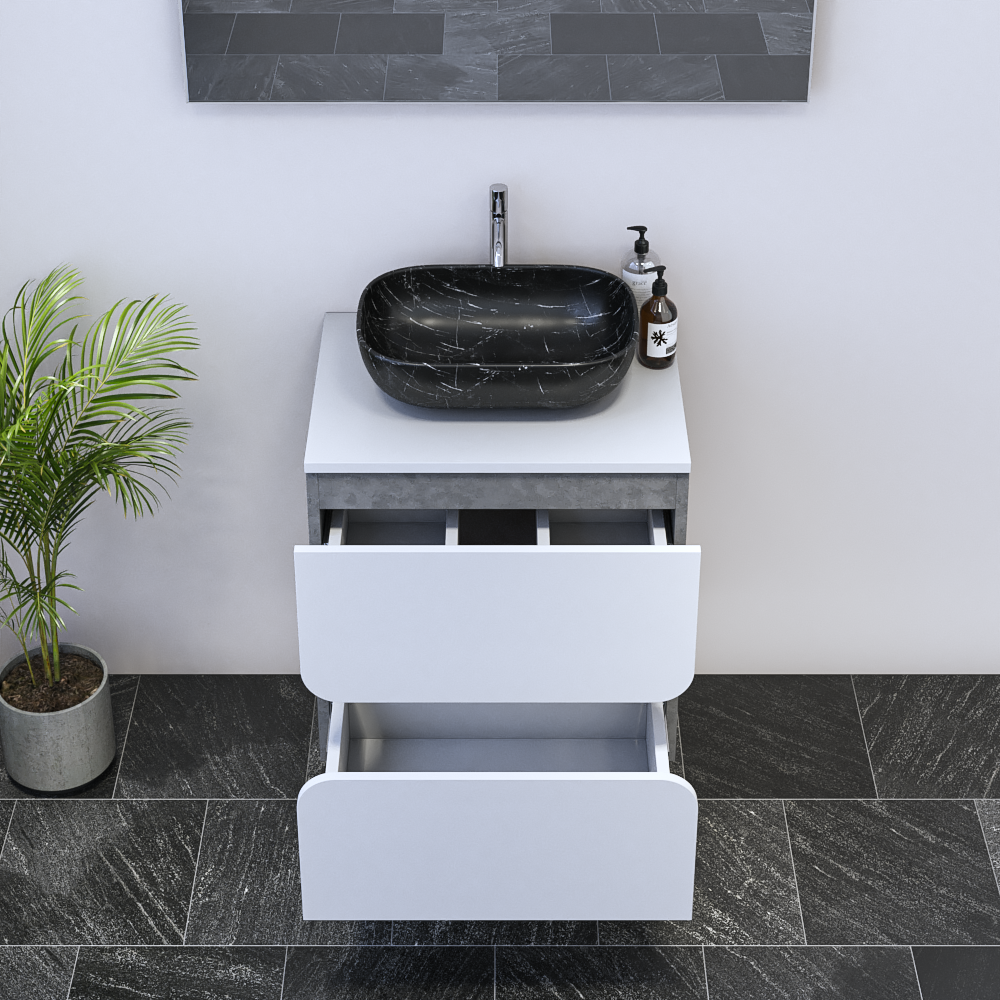 Azurro 2S 60 Floating Bathroom Vanity