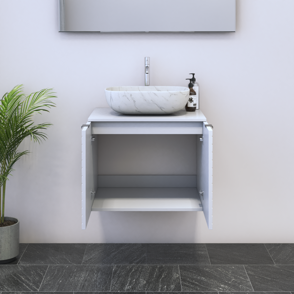 Capri 2D 60 Floating Bathroom Vanity