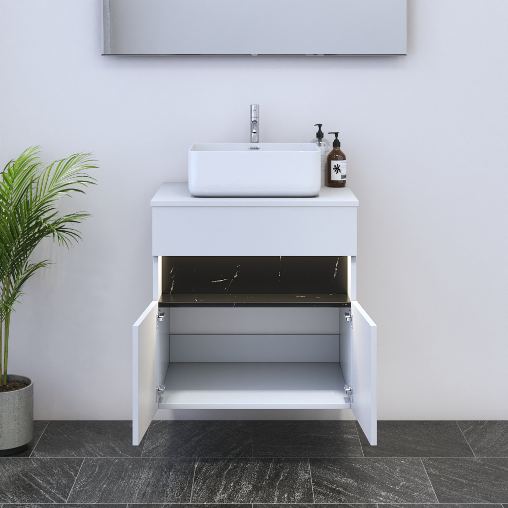 Laguna 2D 60 Floating Bathroom Vanity