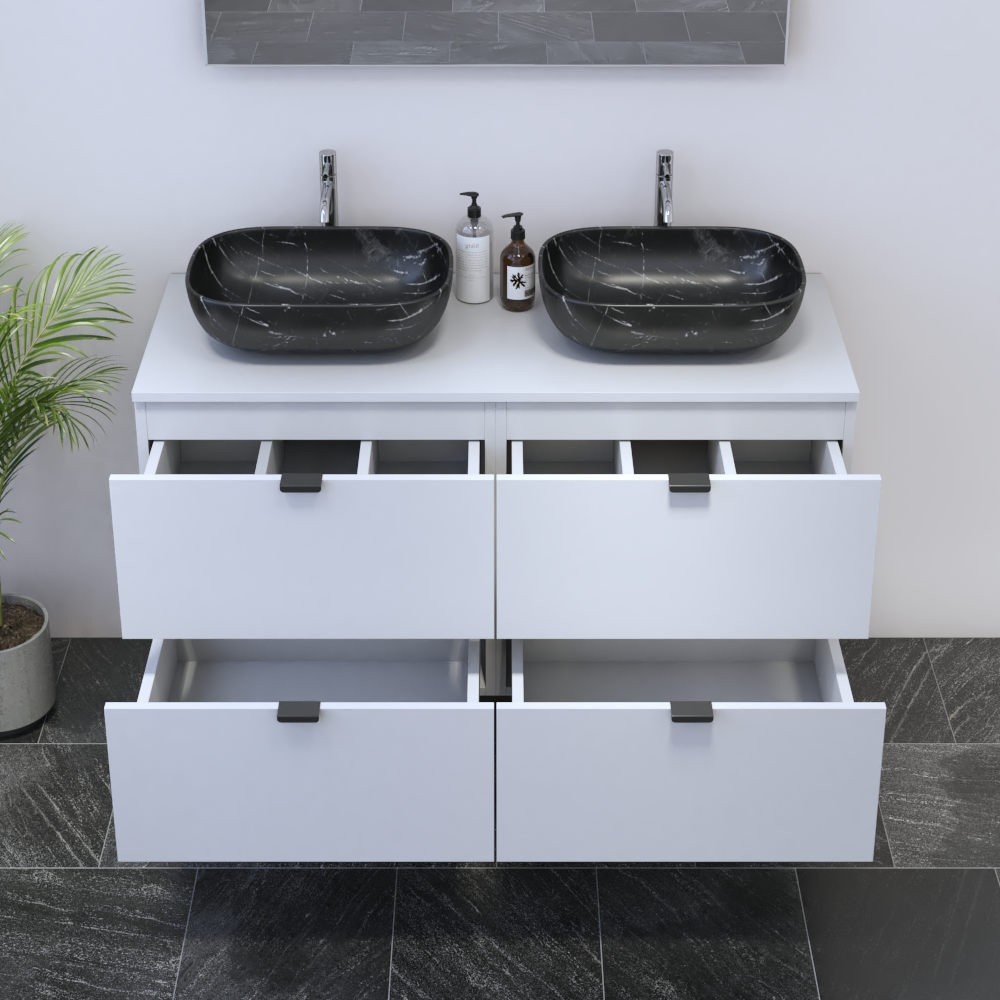 Ines 4S 120 Floating Bathroom Vanity