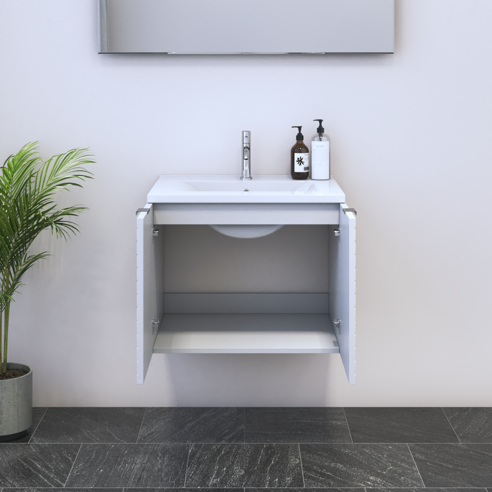 Capri 2D 60 Floating Bathroom Vanity