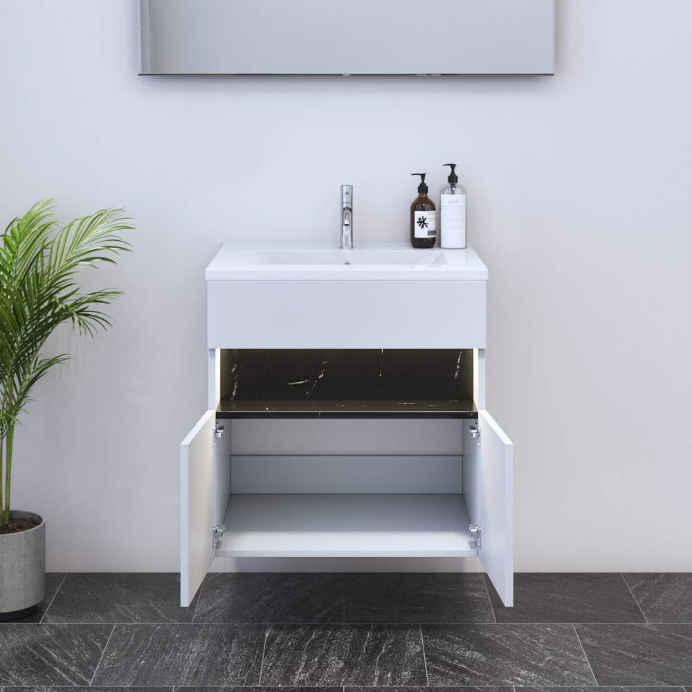 Laguna 2D 60 Floating Bathroom Vanity