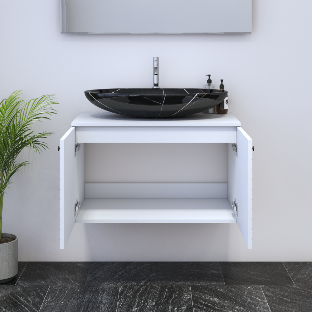 Avela 2D 80 Floating Bathroom Vanity