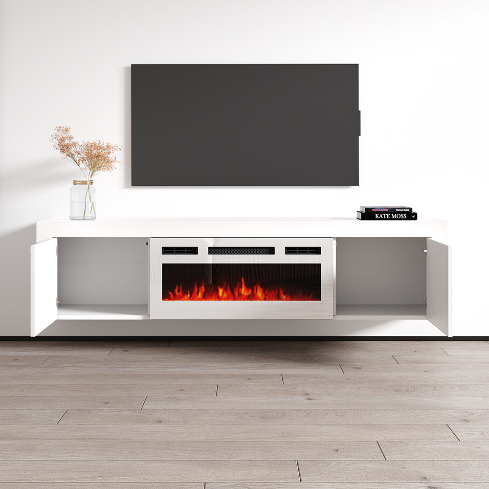 Dia WH-EF Floating Fireplace TV Stand