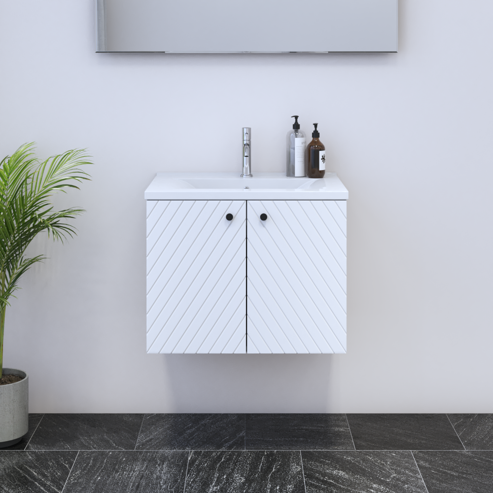 Avela 2D 60 Floating Bathroom Vanity