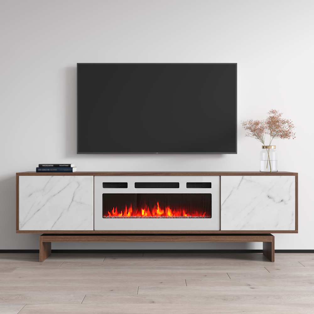 Gram WH-EF Fireplace TV Stand