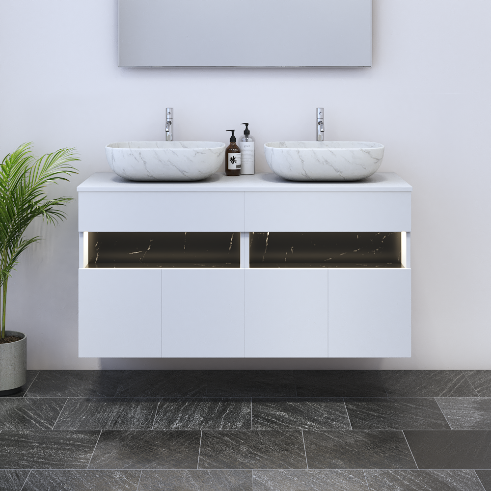 Laguna 4D 120 Floating Bathroom Vanity