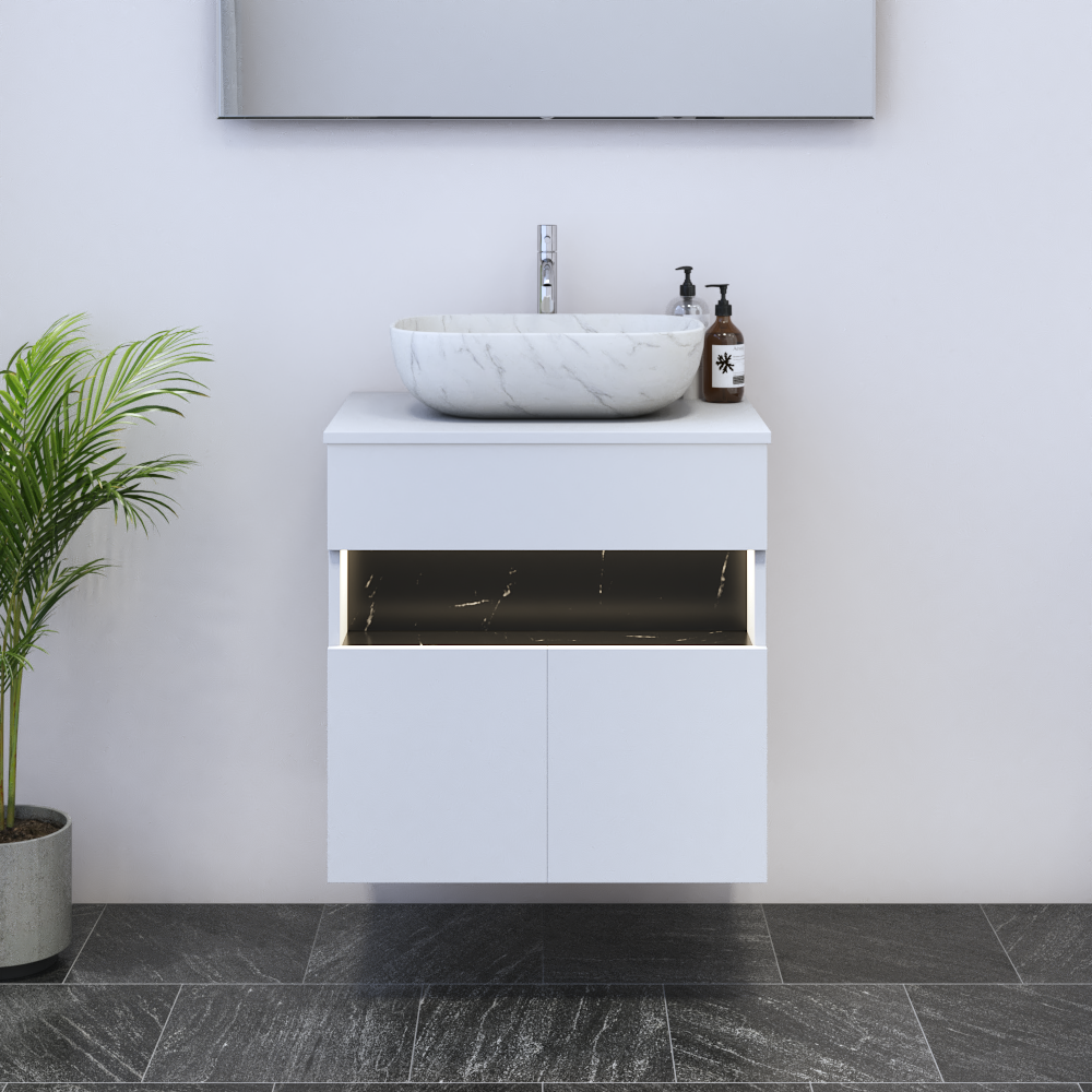 Laguna 2D 60 Floating Bathroom Vanity