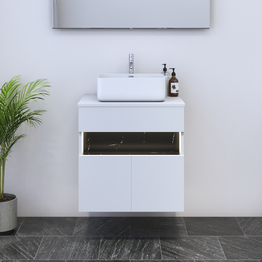 Laguna 2D 60 Floating Bathroom Vanity