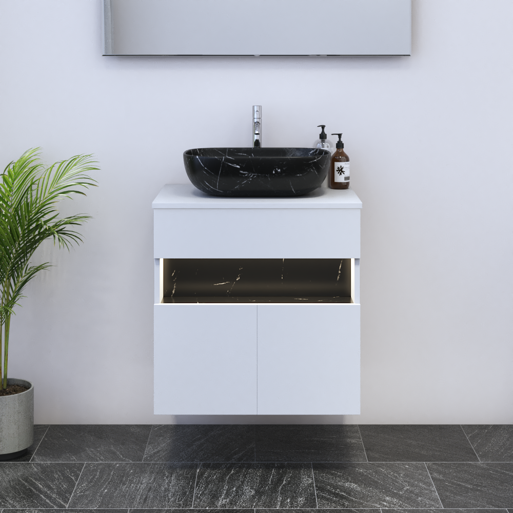 Laguna 2D 60 Floating Bathroom Vanity