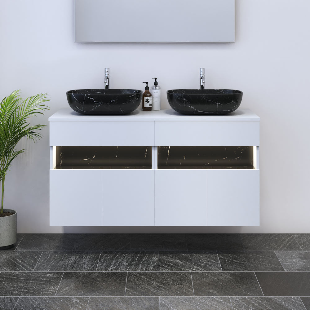 Laguna 4D 120 Floating Bathroom Vanity