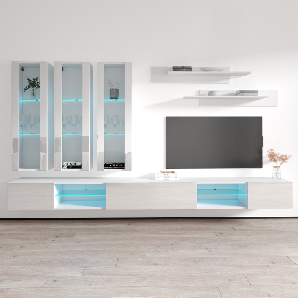 Fly E 33TV Floating Entertainment Center