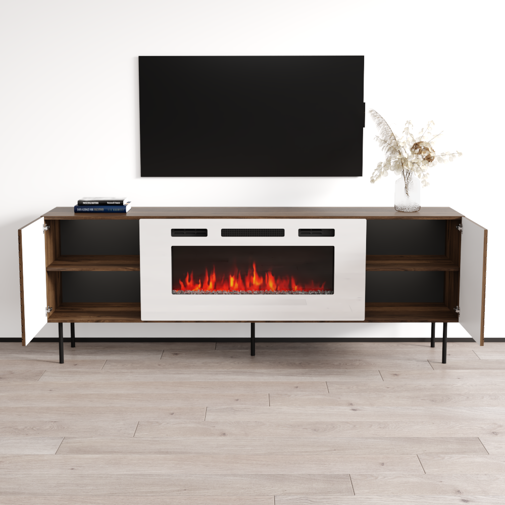 Art Deco WH-EF Fireplace TV Stand